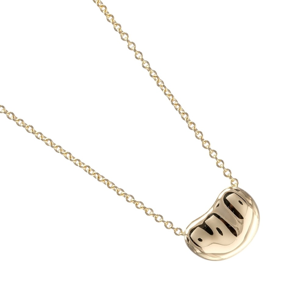 Tiffany Bean Necklace, 18K Yellow Gold, approx. 4.13g, TIFFANY&Co.